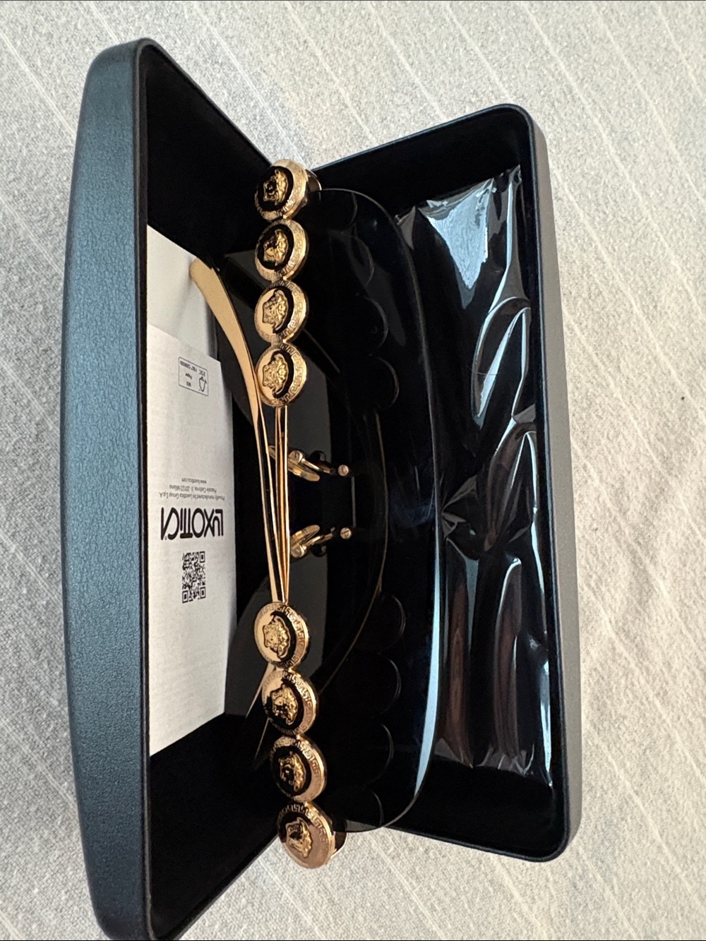 Authentic Versace Gold and Black sunglasses 🕶️